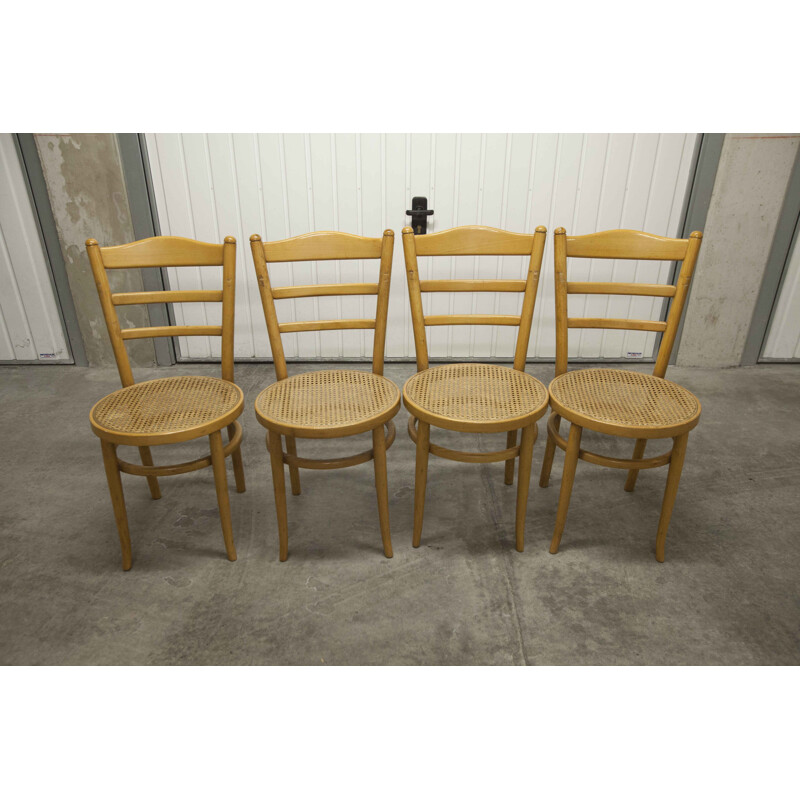 4 vintage Baumann chairs model Anteuil 1986