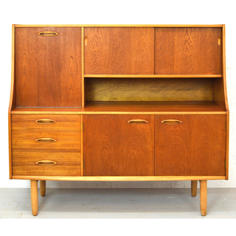 Mid-century Jentique highboard in teak - 1960s