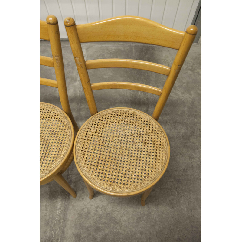 4 vintage Baumann chairs model Anteuil 1986