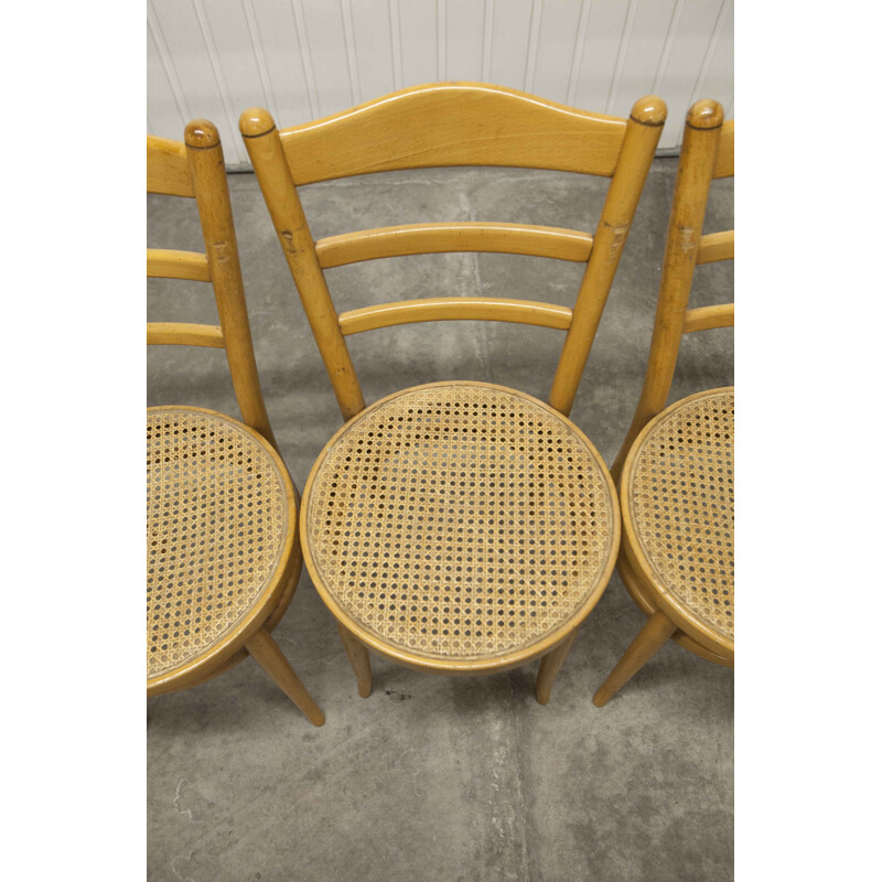 4 vintage Baumann chairs model Anteuil 1986