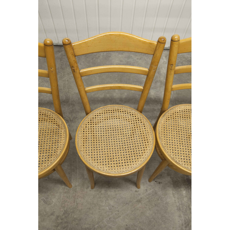 4 vintage Baumann chairs model Anteuil 1986