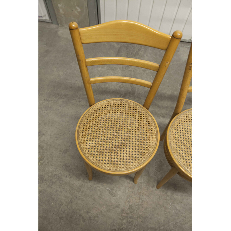 4 vintage Baumann chairs model Anteuil 1986