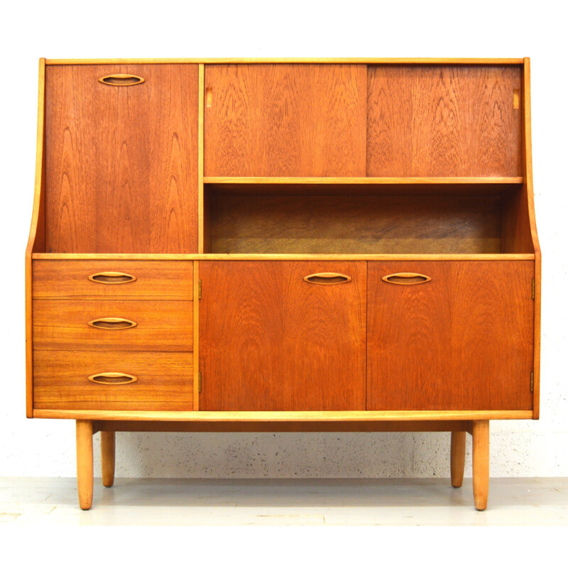 Mid-century Jentique highboard in teak - 1960s