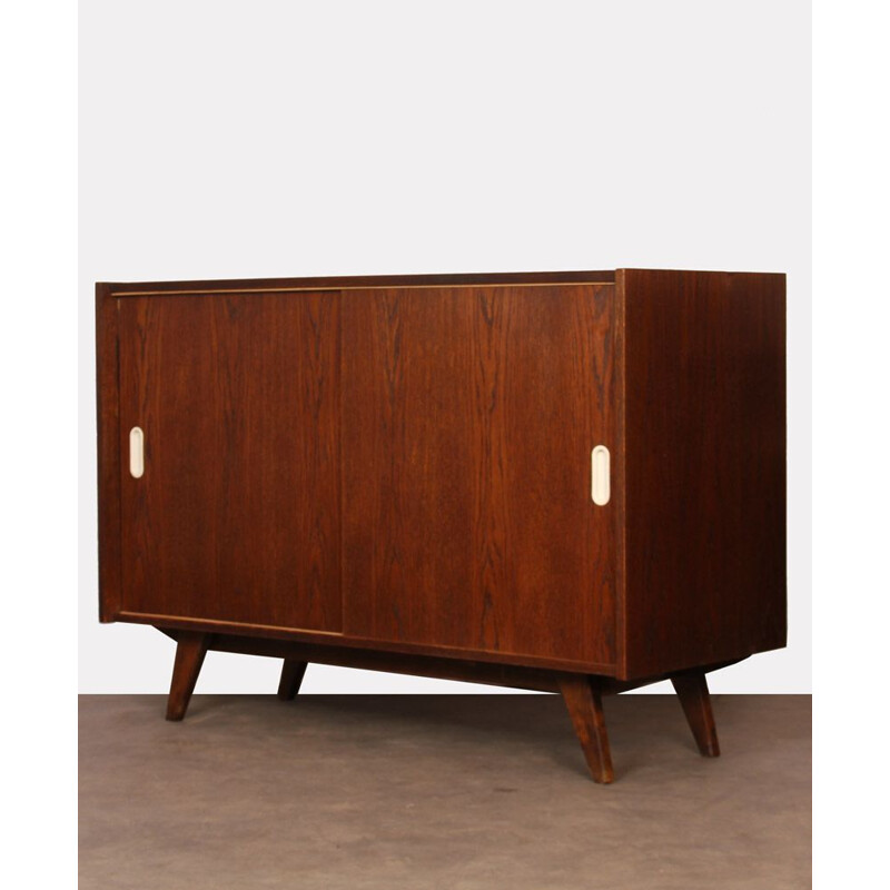 Vintage oak chest of drawers, model U-452 by Jiri Jiroutek, 1960