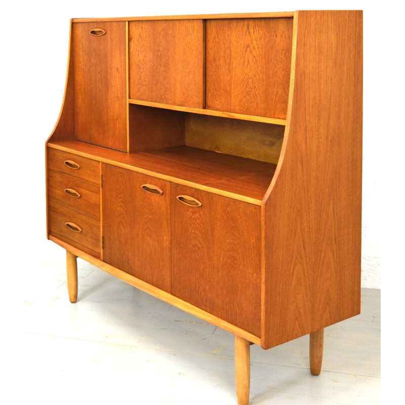 Mid-century Jentique highboard in teak - 1960s