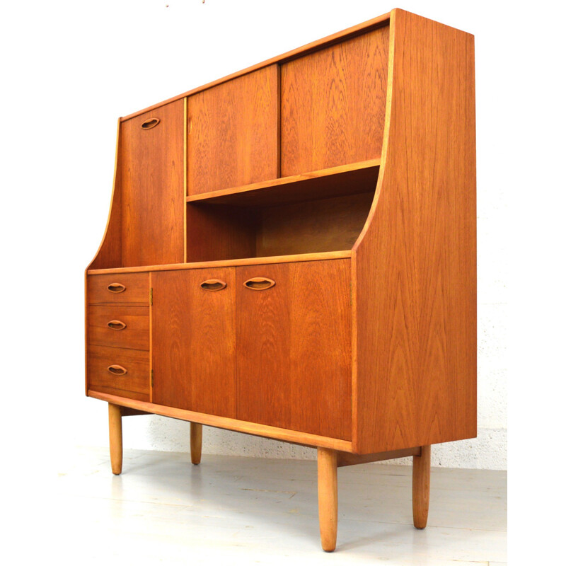 Mid-century Jentique highboard in teak - 1960s