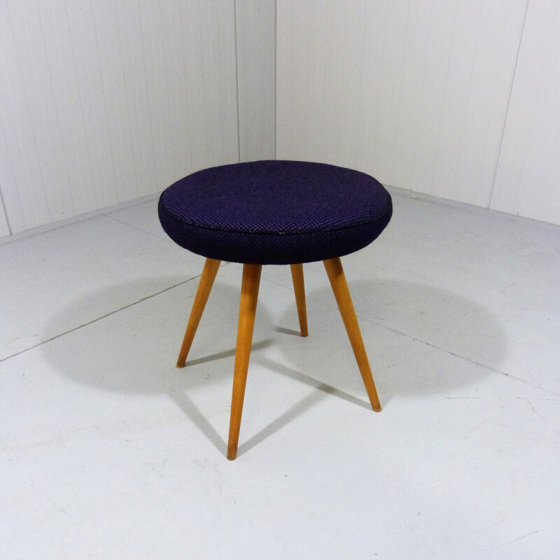 Vintage Stool by Wilhelm Knoll voor Knoll Antimott 1950s