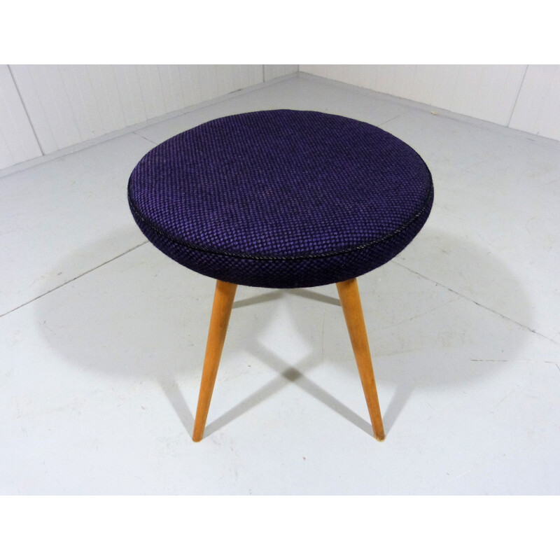 Tabouret Vintage de Wilhelm Knoll pour Knoll Antimott 1950