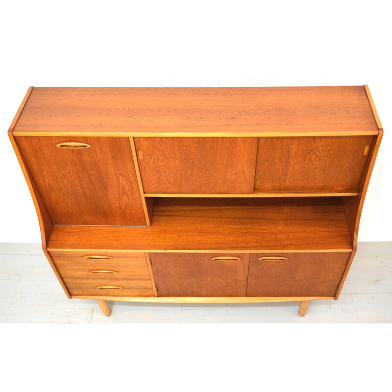 Mid-century Jentique highboard in teak - 1960s