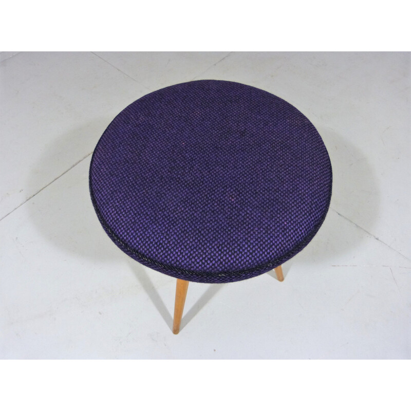 Tabouret Vintage de Wilhelm Knoll pour Knoll Antimott 1950