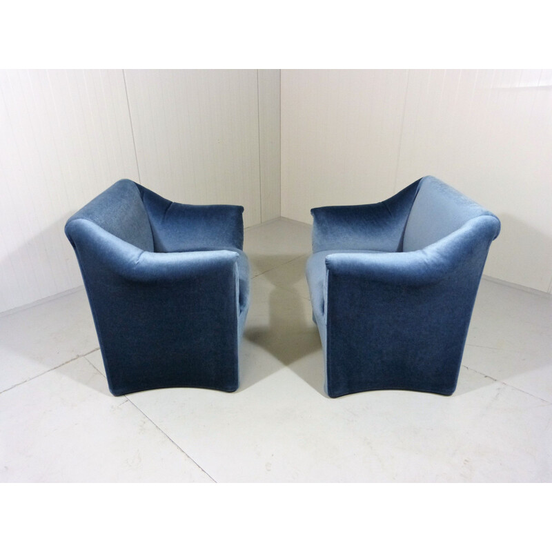 Paire de fauteuils Vintage Grande Tentazione de Mario Bellini pour Cassina Italien 1970