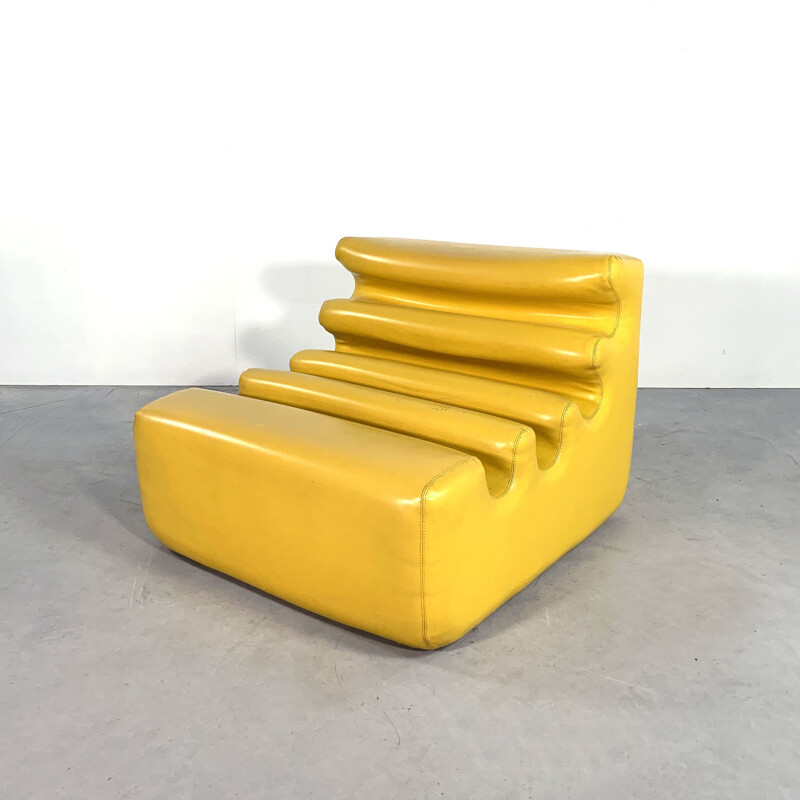 Vintage Yellow Karelia Lounge Chairs by Liisi Beckmann for Zanotta, 1970s