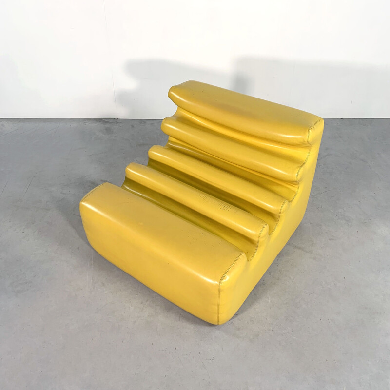 Vintage Yellow Karelia Lounge Chairs by Liisi Beckmann for Zanotta, 1970s