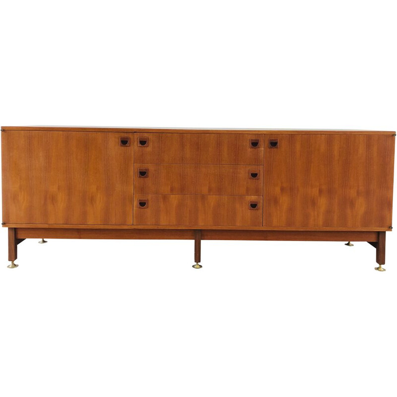 Vintage teak sideboard by André Monpoix 1960