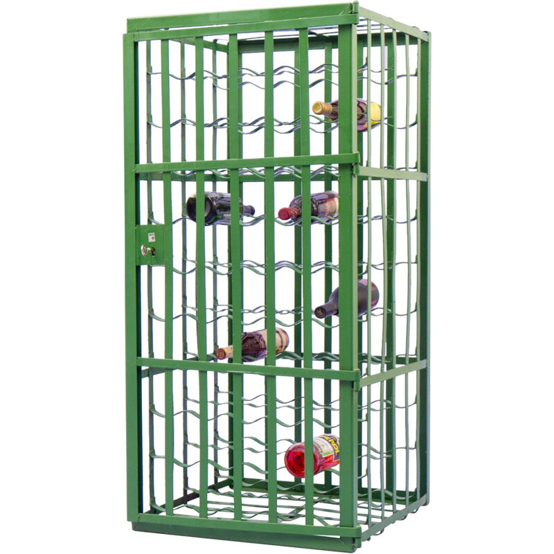 Mid-century industrial wine rack - 1960s