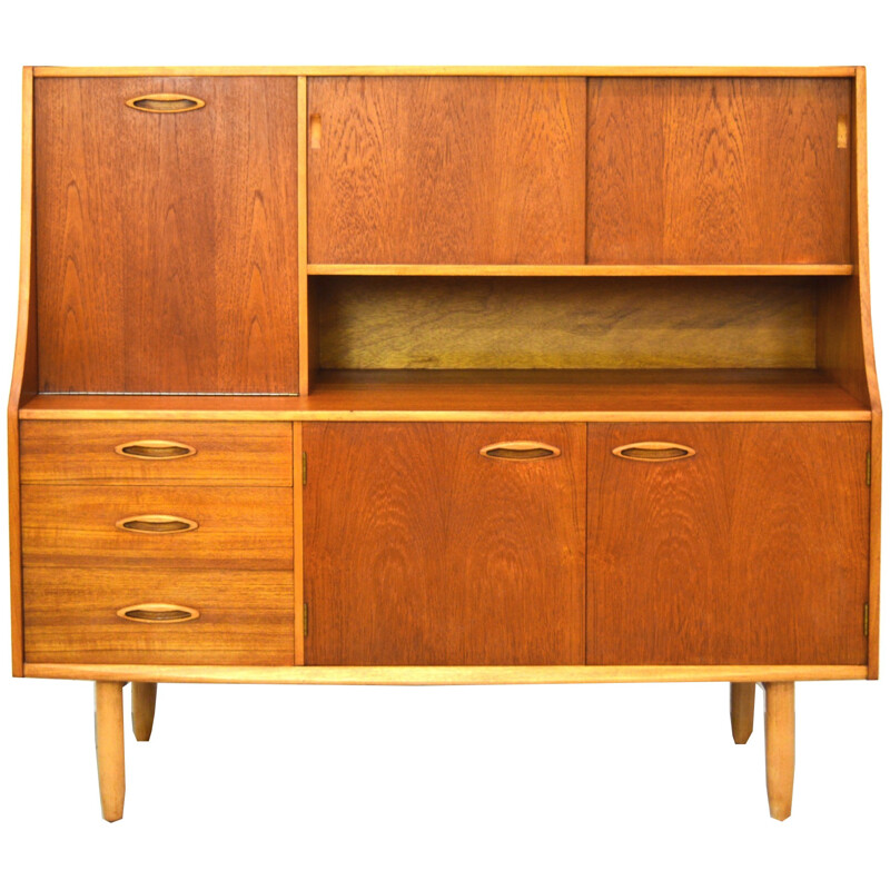 Mid-century Jentique highboard in teak - 1960s