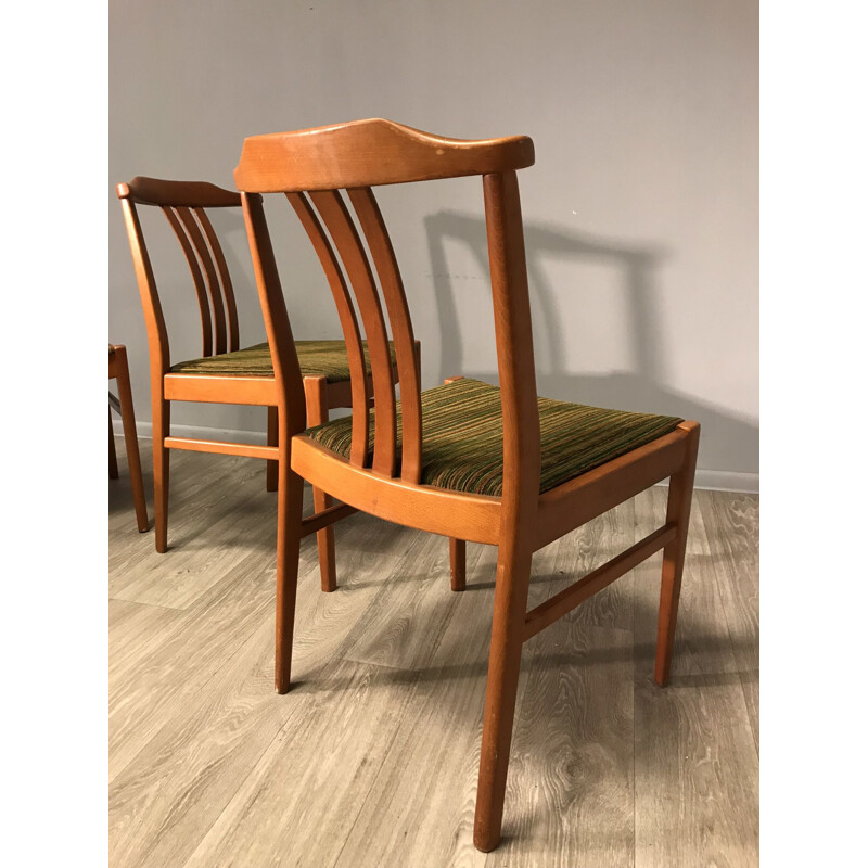 Set Of 4 vintage Chairs Sweden 1970s