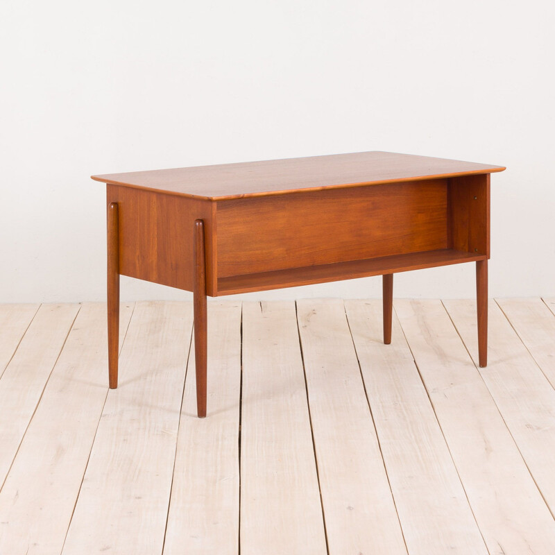 Vintage free-standing sculptural desk Kai Kristiansen 1950s