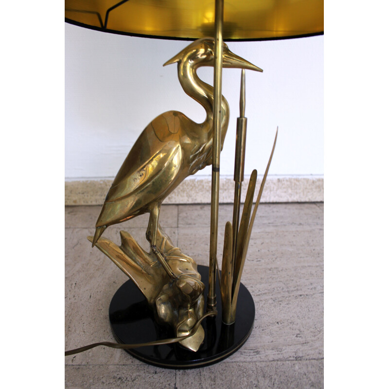 Vintage Heron Lamp 1970