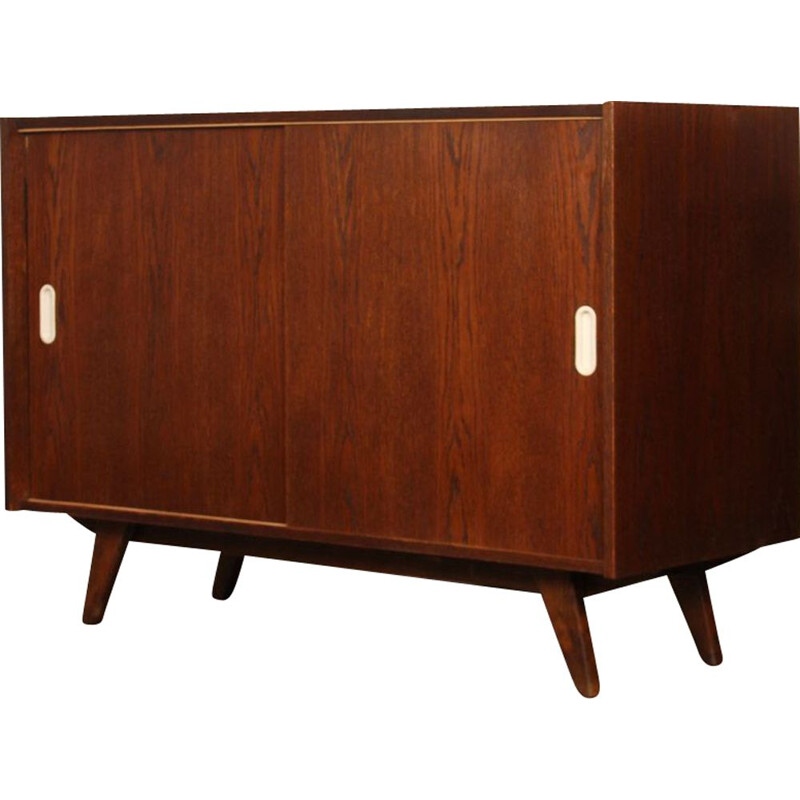 Vintage oak chest of drawers, model U-452 by Jiri Jiroutek, 1960