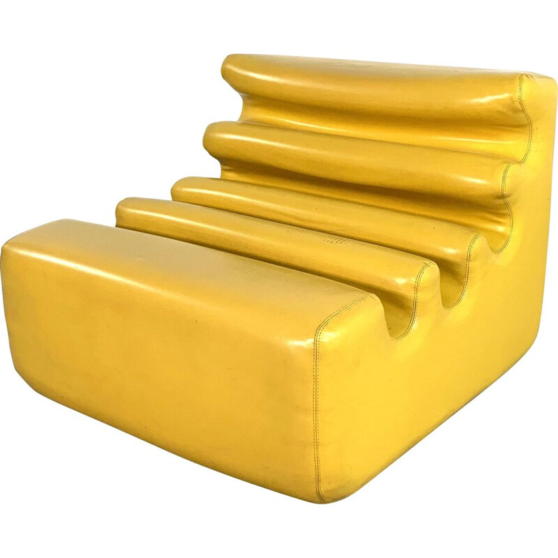 Vintage Yellow Karelia Lounge Chairs by Liisi Beckmann for Zanotta, 1970s