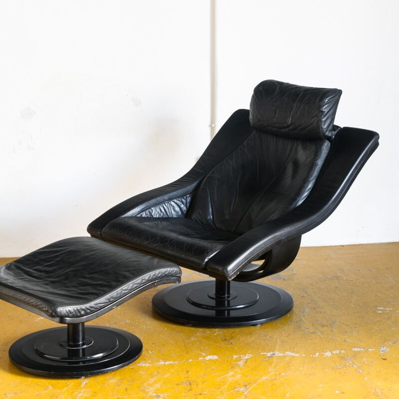 Fauteuil design d’ Okamura & Marquardsen pour Nelo Möbel. Suède des années 1970