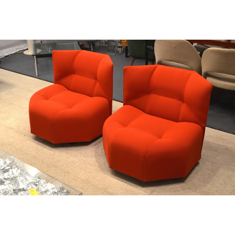 Pair of armchairs "Octa" Bernard GOVIN - 1970s