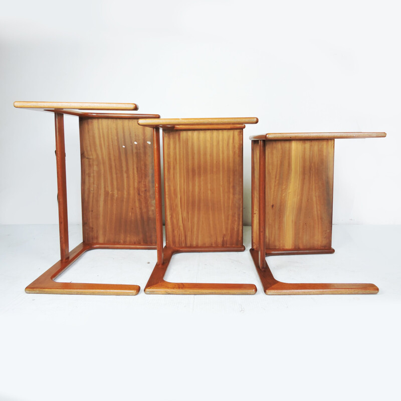 Vintage Modern Nesting Tables by Salin Nyborg Danish 1960s