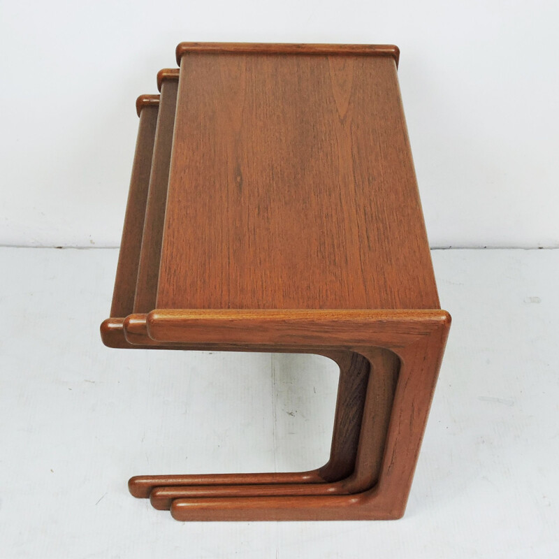 Vintage Modern Nesting Tables by Salin Nyborg Danish 1960s