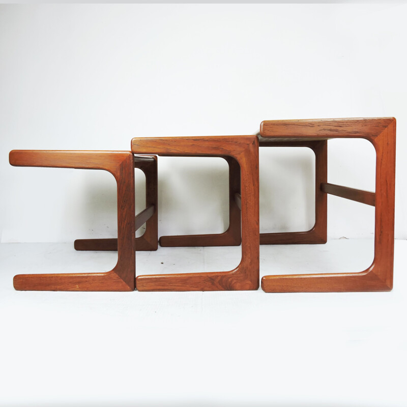 Vintage Modern Nesting Tables by Salin Nyborg Danish 1960s