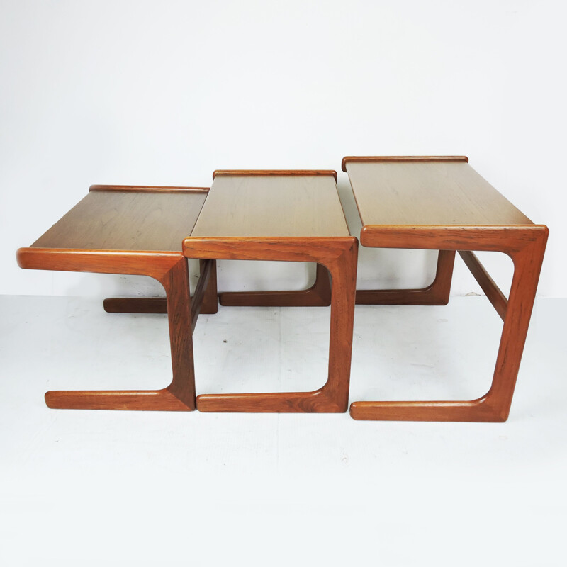 Vintage Modern Nesting Tables by Salin Nyborg Danish 1960s