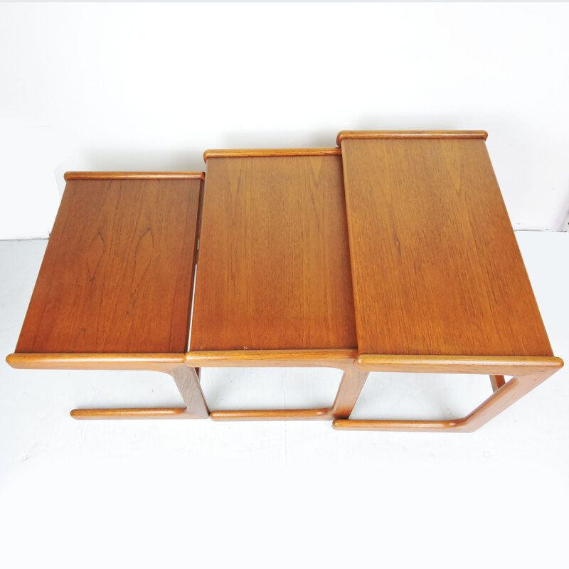 Vintage Modern Nesting Tables by Salin Nyborg Danish 1960s