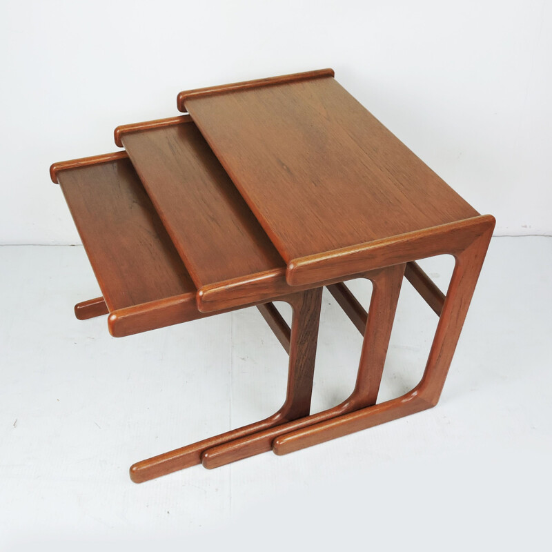 Vintage Modern Nesting Tables by Salin Nyborg Danish 1960s