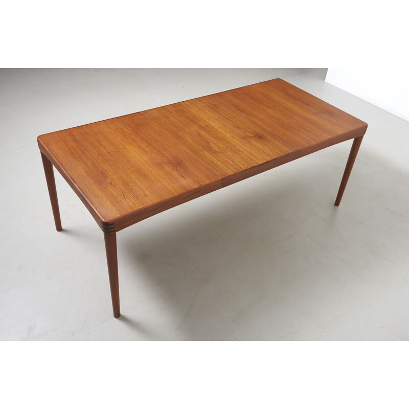 Vintage Dining Table in Teak by H.W. Klein for Bramin, Denmark 1950s