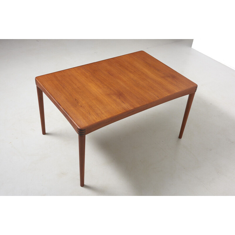 Vintage Dining Table in Teak by H.W. Klein for Bramin, Denmark 1950s