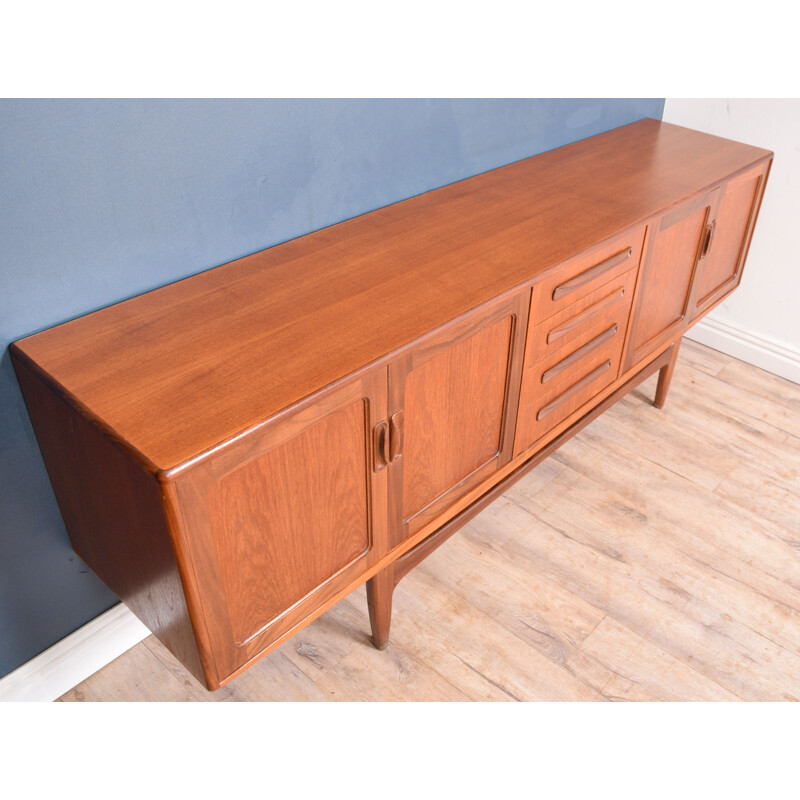 Long vintage G Plan Fresco Teak Sideboard Cabinet By Viktor Wilkins