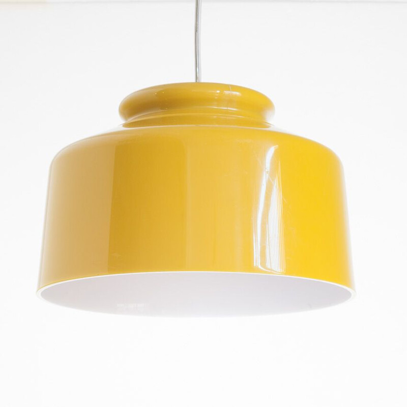 Vintage plastic ceiling light by Metalarte, Spain, 1970