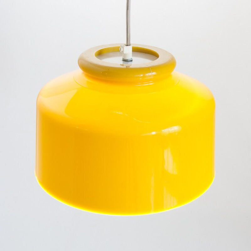 Vintage plastic ceiling light by Metalarte, Spain, 1970