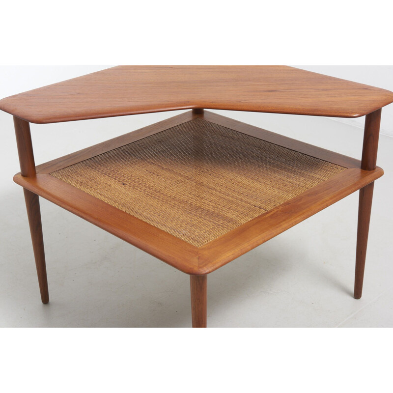 Vintage Table by Peter Hvidt & Orla Mølgaard-Nielsen Minerva Corner for France & Søn, Denmark 1950s