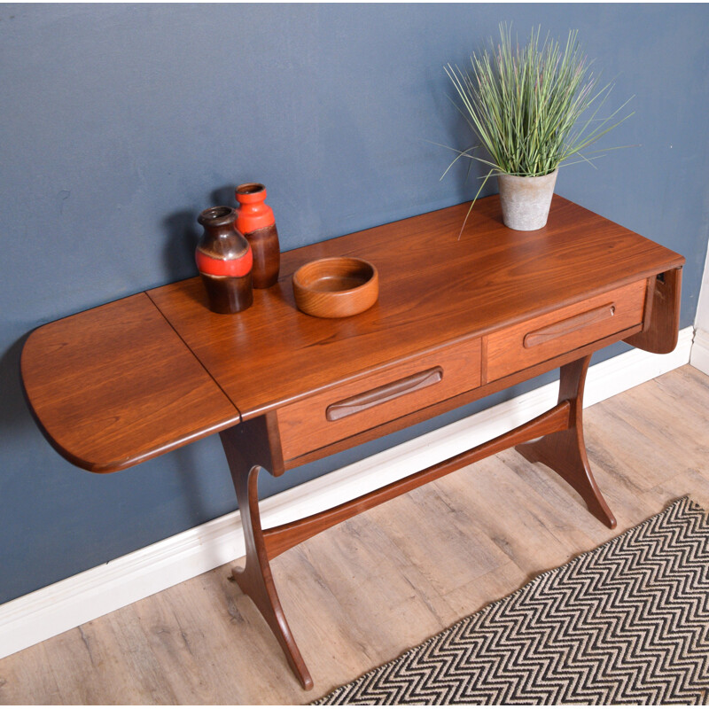 Vintage Teak G Plan Fresco Console Table By Viktor Wilkins 1960s