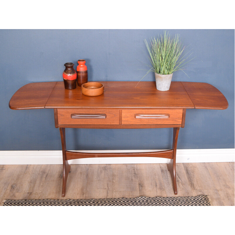 Vintage Teak G Plan Fresco Console Table By Viktor Wilkins 1960s