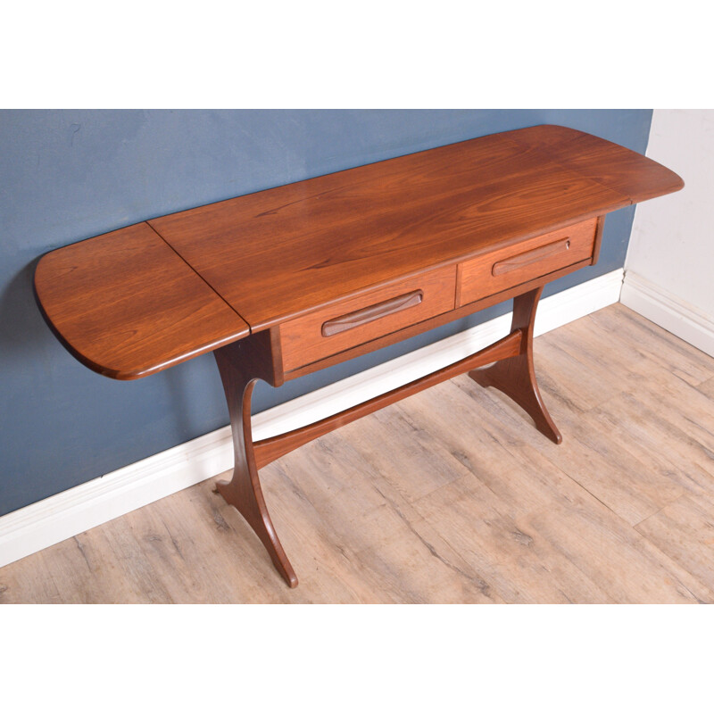 Vintage Teak G Plan Fresco Console Table By Viktor Wilkins 1960s