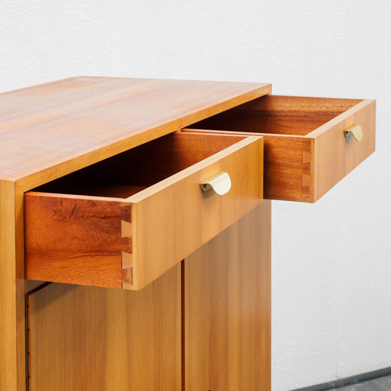 Mid Century highboard  dresser walnut 1950s