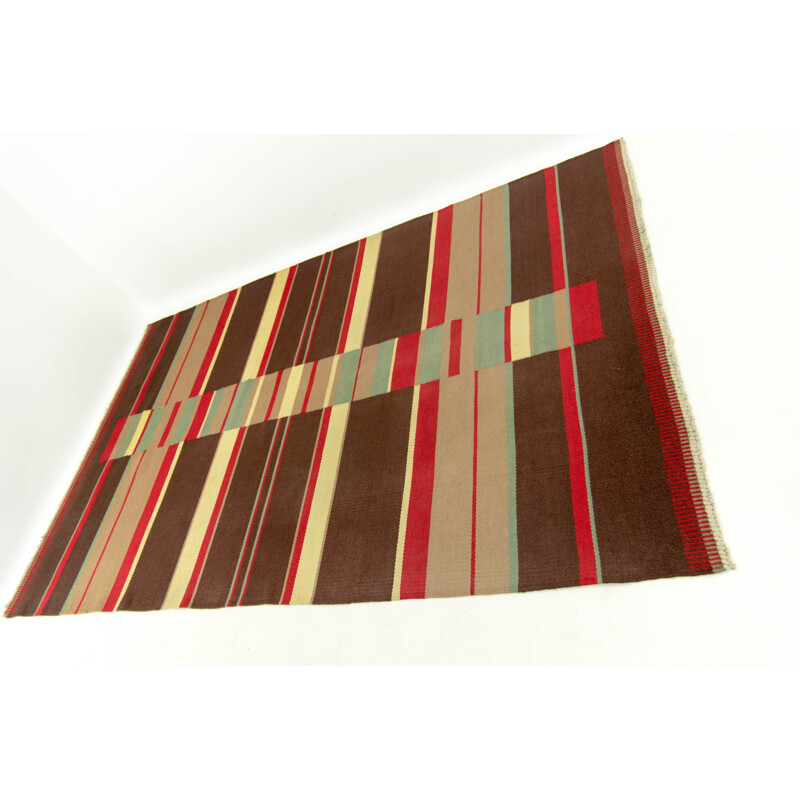 Vintage abstract modernistisch tapijt van Antonin Kybal, 1948
