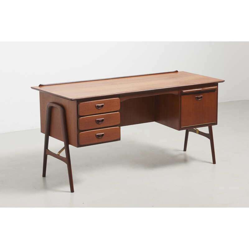 Vintage Writing Desk by Louis van Teeffelen for Wébé, Netherlands 1960s