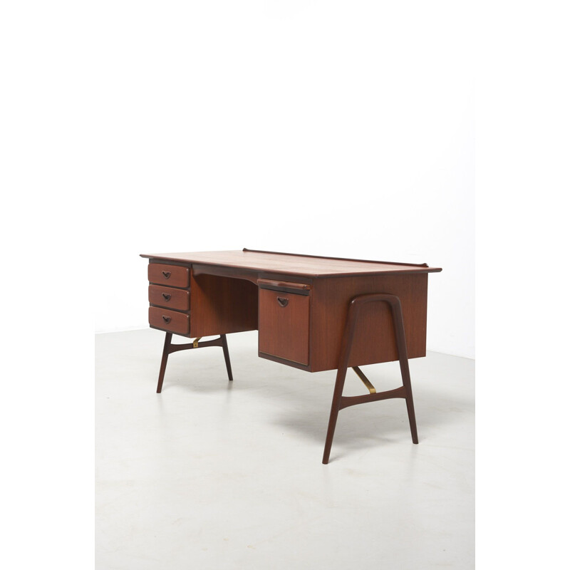 Vintage Writing Desk by Louis van Teeffelen for Wébé, Netherlands 1960s