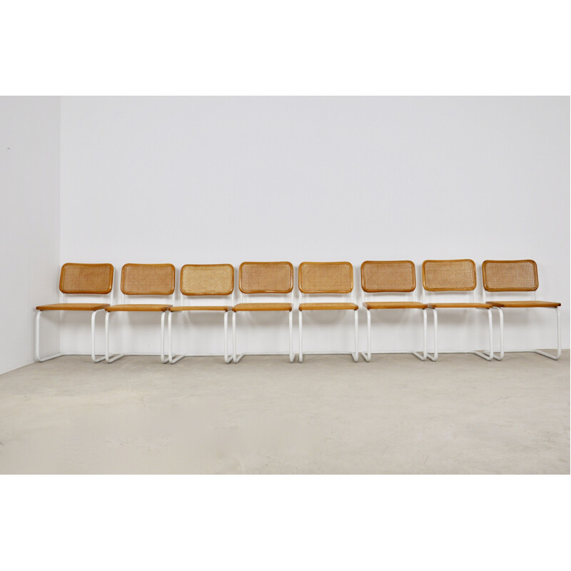 Set  8 vintage Dinning Chairs B32 By Marcel Breuer