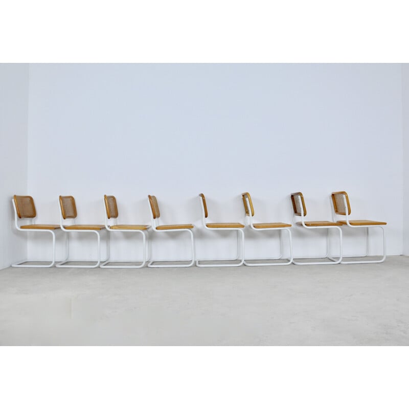 Set  8 vintage Dinning Chairs B32 By Marcel Breuer