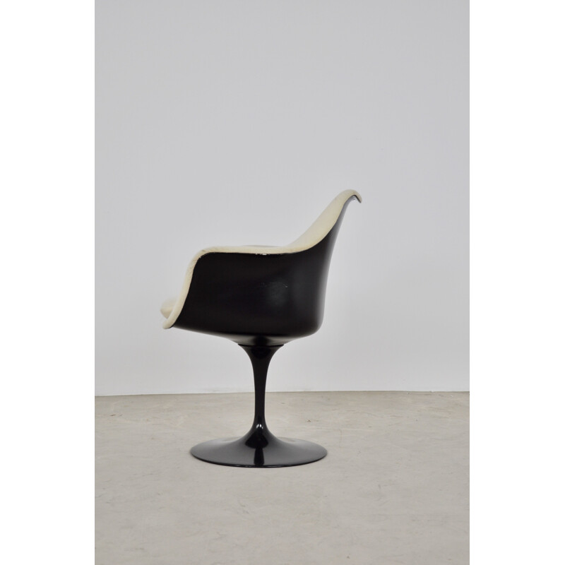 Vintage Armchair for Knoll International Black Eero Saarinen 1960s