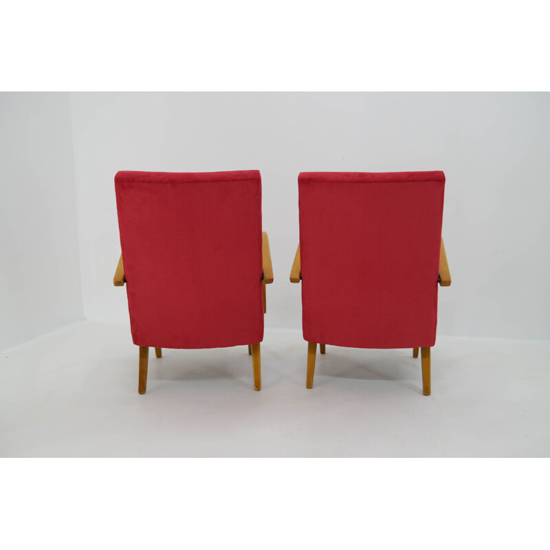 Pair of vintage Armchairs by Jaroslav Smidek, 1960s